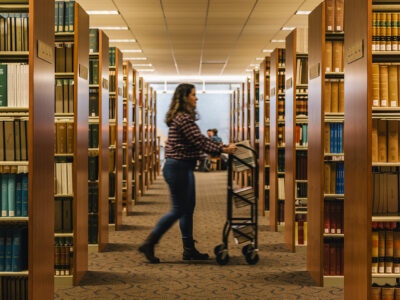 Library worker