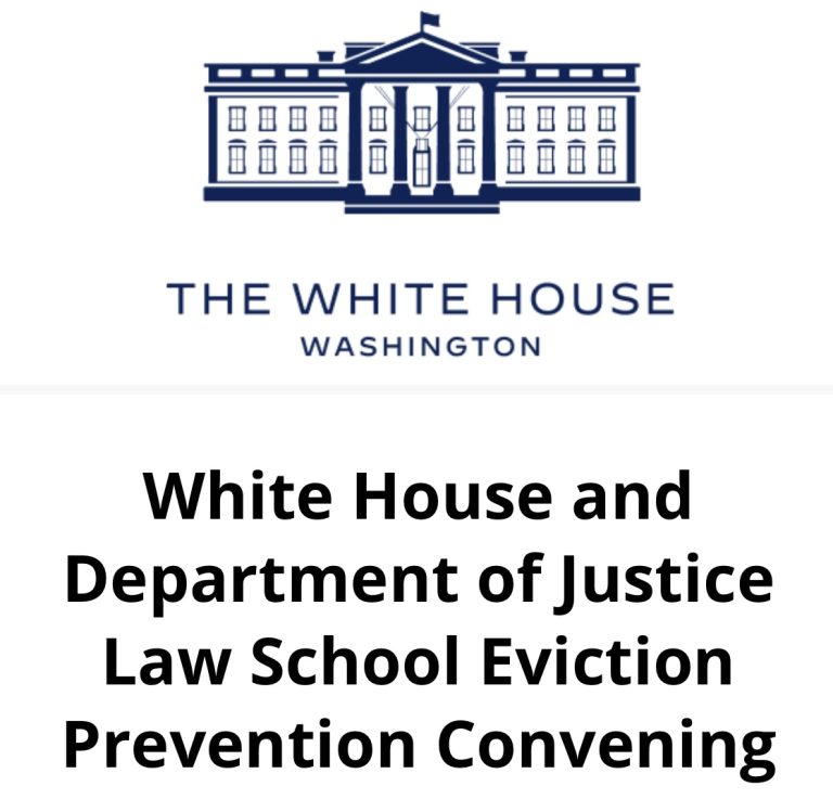 STCL Houston Participates in Virtual White House/DOJ Meeting that Offers Gratitude for Work to Address Evictions Crisis