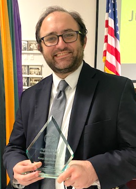 South Texas College of Law Houston Recognized for its Efforts in Fighting for Housing Rights, Eric Kwartler, public interest attorney with STCL Houston’s Randall O. Sorrels Legal Clinics represented the law school at the dinner