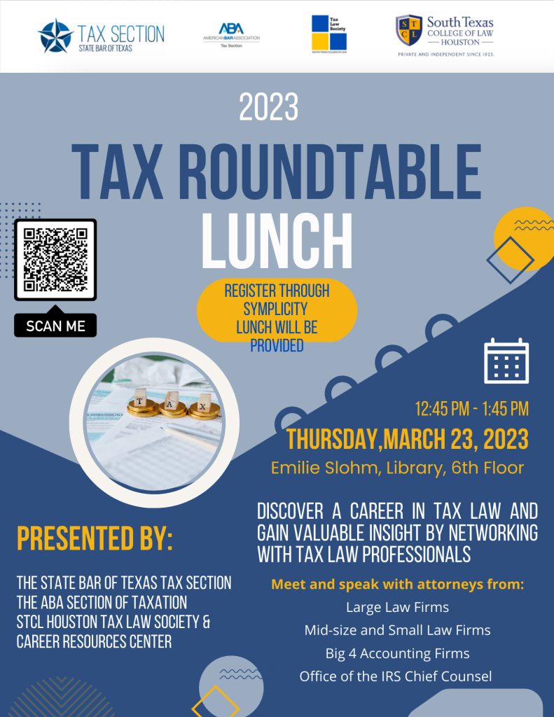 2023 Tax Roundtable Lunch