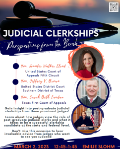 Judicial clerkships 030223