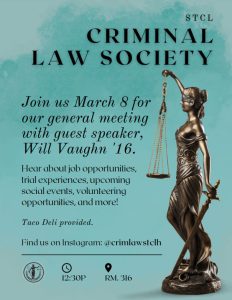 Criminal Law Society General Body Meeting
