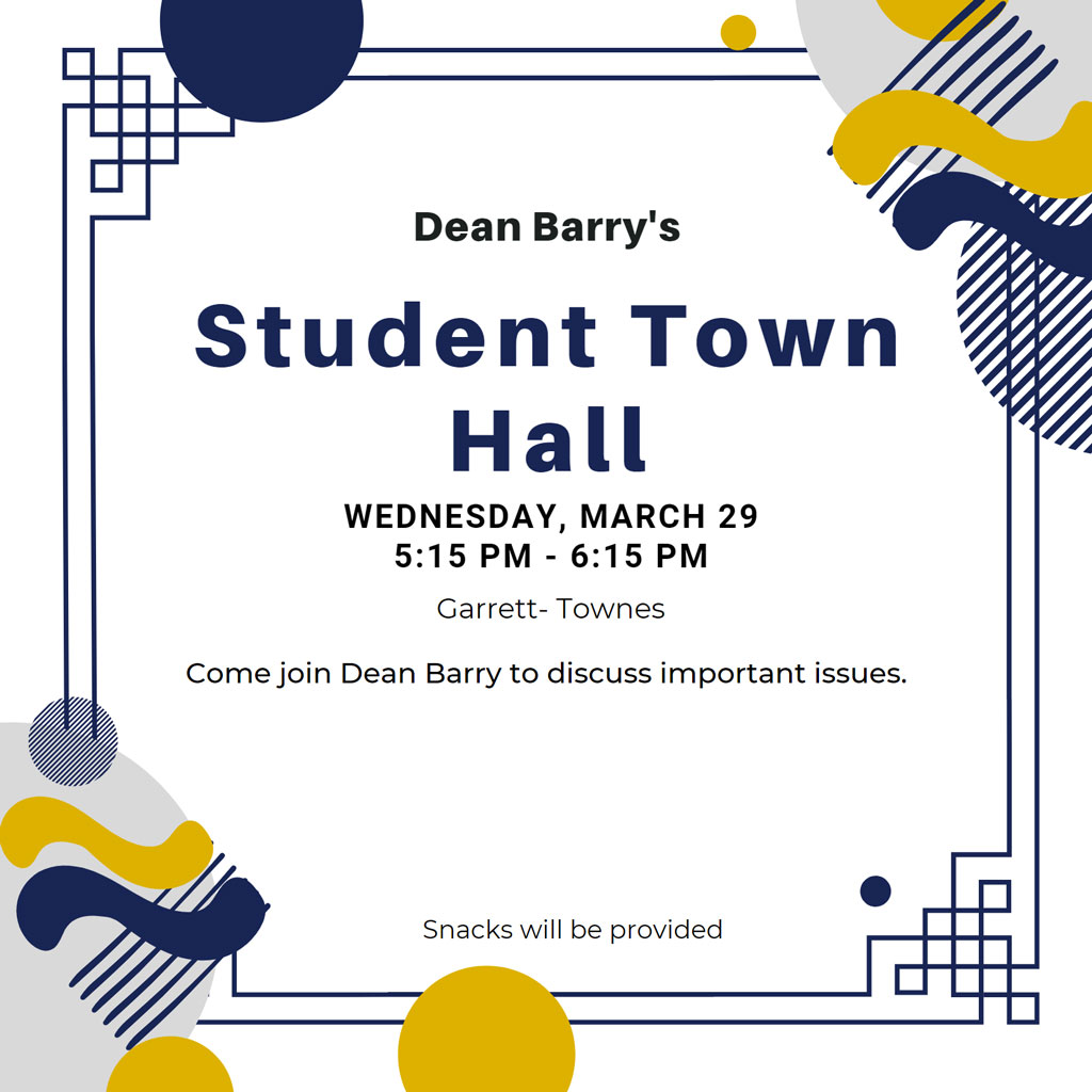 Dean Barry’s Student Town Hall 032923